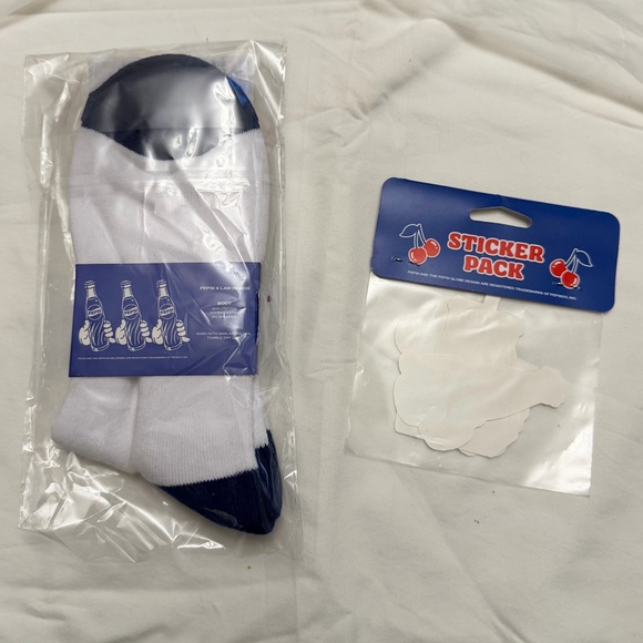 Pepsi x Law Roach Cropped Sateen Jacket Bottle Cap Tee Socks Stickers - Picture 8 of 10